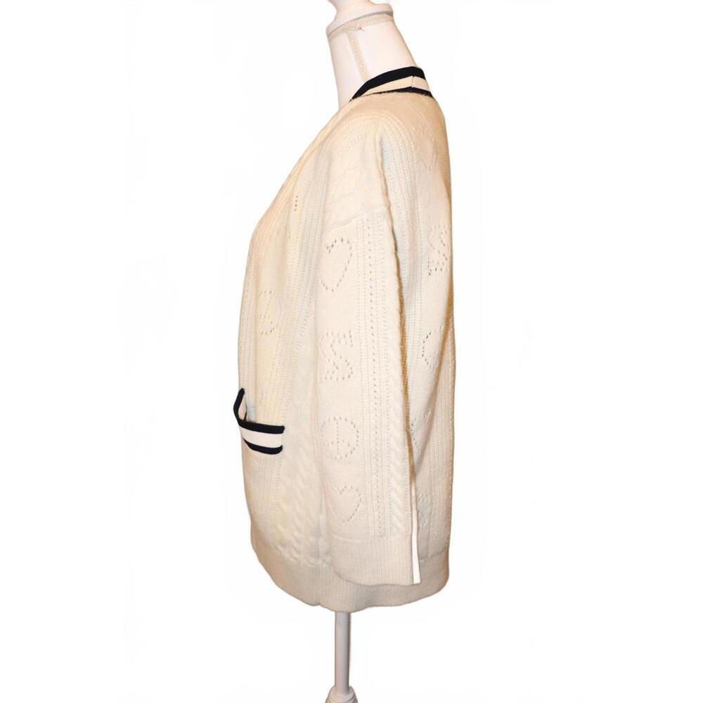 Sandro Pointelle Cardigan, size XS (oversized) NWT - Picture 3 of 6